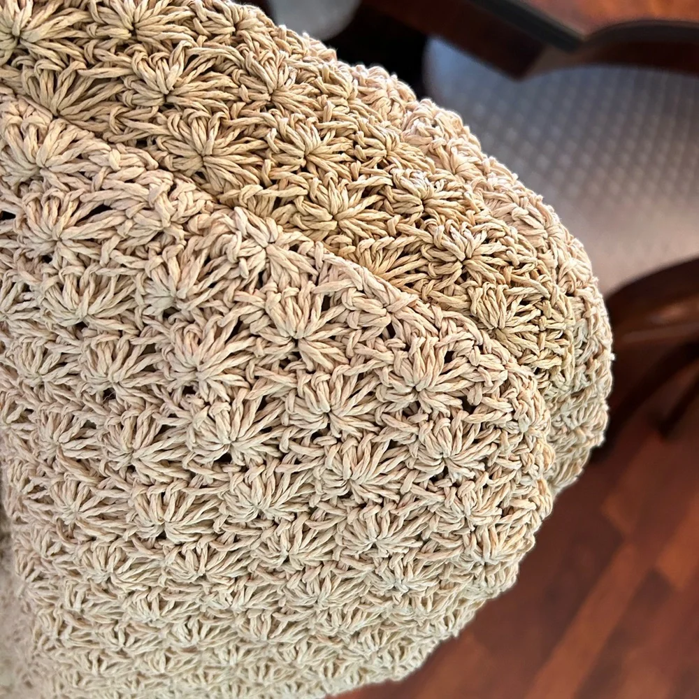 HOBO INTERNATIONAL HANDBAG W/BAMBOO HANDLES - Picture 9 of 10